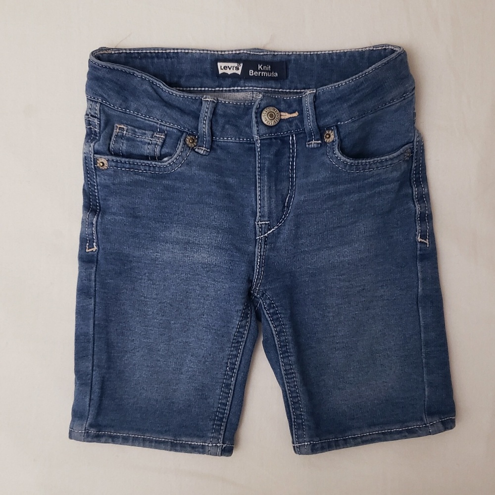 Girls 4 Levi Knit Bermuda